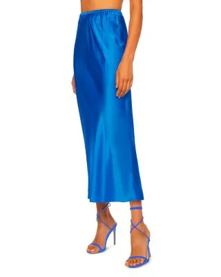 Silk Bias Skirt